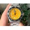 Superocean-Automatic-44-TF-1-1-Best-Edition-Yellow-Dial-Black-Bezel-on-SS-Bracelet-A2824 Replica