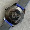 Aquaracer-Calibre-5-PVD-43mm-OXF-1-1-Best-Edition-Ceramic-Bezel-Black-Dial-on-Blue-Nylon-Strap-SW200 Replica