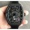 Vanguard-Automatic-Carbon-Black-Carbon-Dial-on-Black-Nylon-Rubber-Strap-NH35A Replica