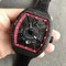 Vanguard-Automatic-Carbon-Black-Red-Carbon-Dial-on-Black-Nylon-Rubber-Strap-NH35A Replica
