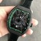 Vanguard-Automatic-Carbon-Black-Green-Carbon-Dial-on-Black-Nylon-Rubber-Strap-NH35A Replica