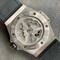 Big-Bang-Unico-Sang-Bleu-Titanium-HBF-Skeleton-Dial-on-Blue-Gummy-Strap-HUB1213 Replica