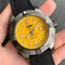 Avenger-Hurricane-45mm-Chrono-GF-1-1-Best-Edition-Yellow-Dial-on-Black-Nylon-Strap-7750 Replica