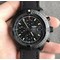 Colt-Chronograph-44mm-PVD-Black-Textured-Dial-on-Black-Rubber-Strap-7750 Replica