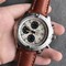 Colt-Chronograph-44mm-PVD-WhiteTextured-Dial-on-Leather-Strap-7750 Replica
