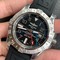 Avenger-GMT-SS-GF-1-1-Best-Edition-Black-Dial-Roman-Markers-on-Black-rubber-Strap-A2836-V2 Replica