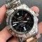 Avenger-GMT-SS-GF-1-1-Best-Edition-Black-Dial-Roman-Markers-on-SS-Bracelet-A2836-V2 Replica