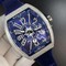 FM-Vanguard-Mens-Yachting-Diam-V45-SS-NY-RU-Blue-ZF-MY9015 Replica