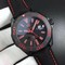Aquaracer-Calibre-5-PVD-43mm-V6F-1-1-Best-Edition-Black-Red-Dial-on-Brown-Nylon-Strap-A2824 Replica