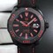 Aquaracer-Calibre-5-PVD-43mm-V6F-1-1-Best-Edition-Black-Red-Dial-on-Brown-Nylon-Strap-A2824 Replica