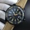 Aquaracer-Calibre-5-PVD-43mm-OXF-1-1-Best-Edition-Ceramic-Bezel-Black-Dial-on-Brown-Nylon-Strap-SW200 Replica