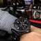 Breitling-Avenger-Black-Dial-on-Black-Rubber-Strap Replica