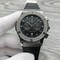 Hublot-Black-Diamond-Chrono-on-Black-Leather-Strap Replica