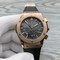 Hublot-Chrono-Gold-Black-Hight-Version-on-Black-Leather-Strap Replica