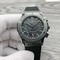 Hublot-Chrono-Silver-Hight-Version-On-Black-Rubber-Strap Replica
