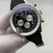 Breitling-Navitaimer-Black-Dial-High-Version-on-Black-Rubber-Strap Replica