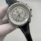 Breitling-Navitimer-White-Dial-High-Version-on-Black-Rubber-Strap Replica