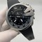 Diesel-Grey-Case-Black-Dial-On-Black-Leather-Strap Replica