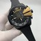 Diesel-Full-Black-Gold-Black-Dial-On-Black-Leather-Strap Replica