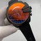 Diesel-Full-Black-On-Black-Leather-Strap-Mega-Shief-Chameleon-Glass Replica