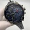 Diesel-Full-Black-Blue-Dial-Mr-Daddy-On-Black-Leather-Strap Replica