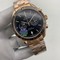Omega-Speedmaster-Black-Dial-on-Gold-Strap Replica