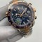 Omega-Seamaster-SG-Blue-Dial-on-SG-Strap Replica
