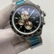 Tag-Heuer-Black-Dial-Chrono-on-SS-Strap Replica