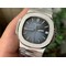 Nautilus-5711-1A-3KF-1-1-Best-Edition-Blue-Textured-Dial-on-SS-Bracelet-A324-Super-Clone-V2 Replica