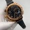 U-Boat-Gold-Case-Black-Dial-on-Black-Leather-Strap Replica
