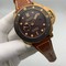 Panerai-Submersible-Automatic-Bronze-on-Brown-Leather-Strap Replica