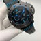 Panerai-Submersible-Automatic-Black-Blue-on-Black-Rubber-Strap Replica