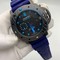 Panerai-Submersible-Automatic-Black-on-Blue-Rubber-Strap Replica