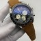 Omega-Speedmaster-Chrono-Black-on-Brown-Strap Replica