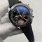 Omega-Speedmaster-Silver-Case-Black-Dial Replica