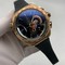 Tag-Heuer-Black-Dial-Chrono-on-Black-Rubber-Strap Replica