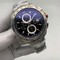 Tag-Heuer-Black-Dial-Chrono-on-SS-Strap Replica
