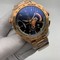 Tag-Heuer-Black-Dial-Chrono-on-Gold-Steel-Strap Replica