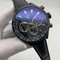 Tag-Heuer-Black-Dial-Chrono-on-Black-Leather-Strap Replica