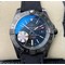 Avenger-BlackBird-44mm-DLC-1-1-Best-Edition-Titanium-Case-Black-Dial-on-Black-Rubber-StrapV4 Replica