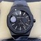 Royal-Oak-41mm-15400-DLC-ZF-1-1-Best-Edition-Black-Textured-Dial-on-DLC-Bracelet-A3120 Replica