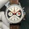 Top-Time-Chrono-SS-GF-1-1-Best-Edition-White-Dial-on-Brown-Leather-Strap Replica