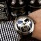 Corum-Babble-Case-Silver-Skull-on-Black-Leather-Strap Replica