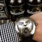 Coru-Babble-Case-Silver-Skull-on-Black-Leather-Strap Replica