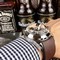 Corum-Babble-Case-Silver-Skull-on-Black-Leather-Strap Replica