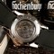 Coru-Babble-Case-Gold-Skull-on-Black-Leather-Strap Replica