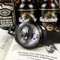 Coru-Babble-Case-Black-Skull-Grey-on-Black-Leather-Strap Replica