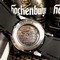 Coru-Babble-Case-Black-Skull-Grey-on-Black-Leather-Strap Replica