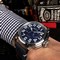 Zenith-Pilot-Silver-Case-Blue-Dial-Chrono Replica