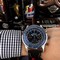 Breitling-Navitimer-Black-Blue-Dial-on-Black-Leather-Strap Replica